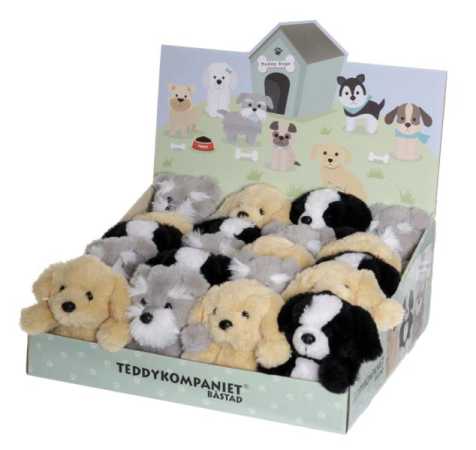 Teddy Hündchen 12 cm, 3-fach sortiert, im Display