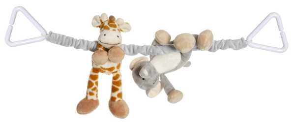 Diinglisar Wild Kinderwagenkette Giraffe/Elefant