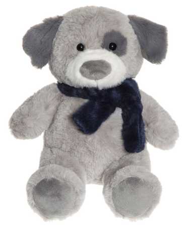 Hund Elvis mit Halstuch 35 cm
