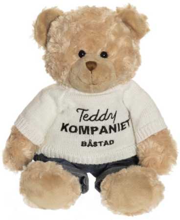 Plüsch Teddy mit Pullover & Jeans 32 cm