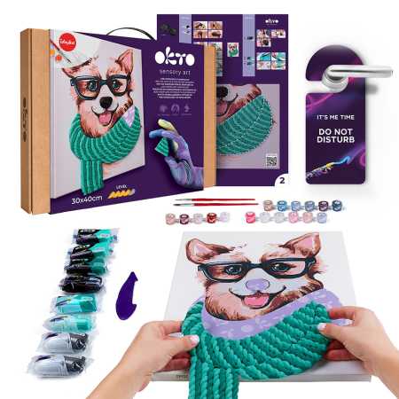 3D Modellier- und Malset Fashion Dog