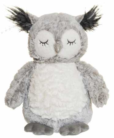 Plüsch Eule Tove grau 25 cm