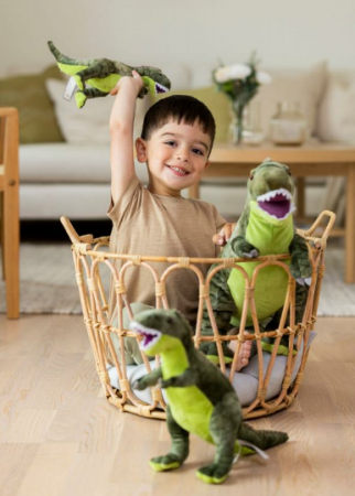 Plüsch Dino grün 27 cm