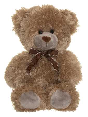Plüsch Teddy Roger beige mit Halsschleife 25 cm