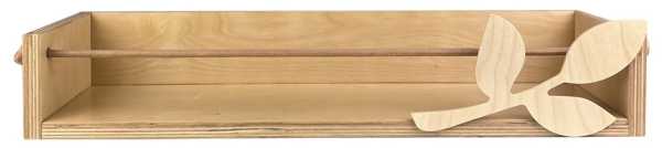 Holz Wandregal ''Blatt''