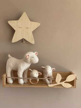 Holz Wandregal ''Blatt''