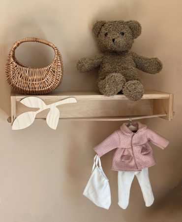 Holz Wandregal ''Blatt''