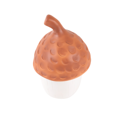 Nachtlicht Eichel Ziegelrot