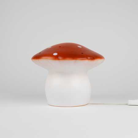 Nachtlicht Pilz mittel Ziegelrot