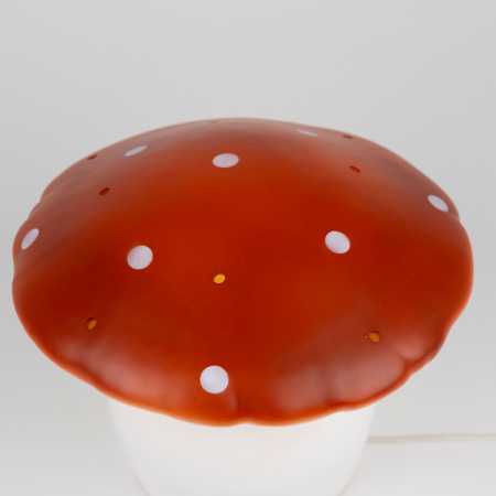 Nachtlicht Pilz mittel Ziegelrot