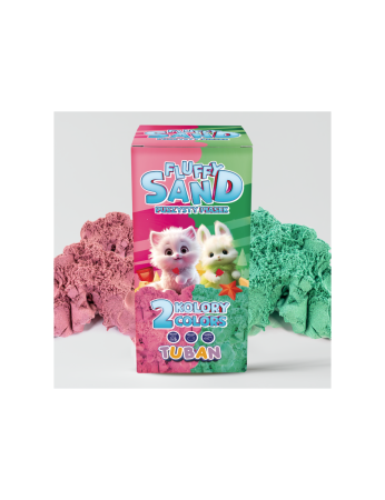 Fluffy Sand pink & grün je 90 g
