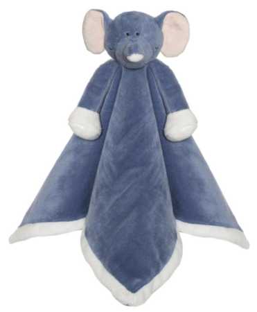 Plüsch Schmusetuch Diinglisar Elefant blau 35 cm