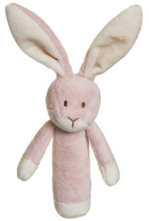 Plüsch Rassel Diinglisar Hase rosa 15 cm