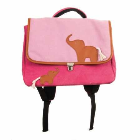 Schulranzen Elefant pink