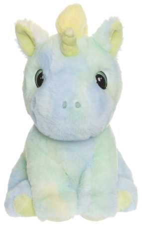 Einhorn, Regenbogenfarbig, gelb, 26 cm