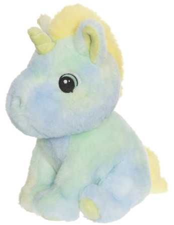 Einhorn, Regenbogenfarbig, gelb, 26 cm