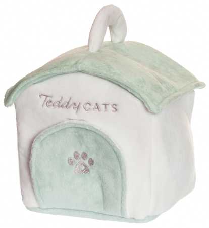 Teddy Spielset Katzenhaus