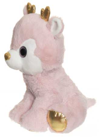 Plüsch Hirsch Ronja pink gold 25 cm