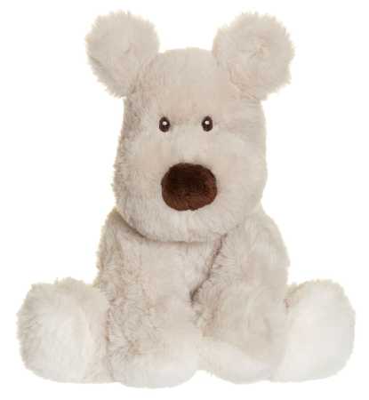 Plüsch Teddy Mocca Hund grau 25 cm