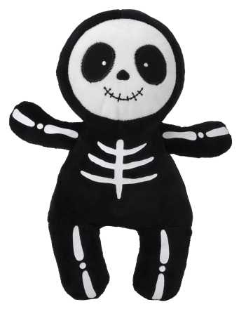 Plüsch Glow-in-the-dark Skelett  26 cm