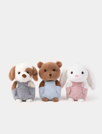 Latzhosen-Teddy sitzend 22  cm