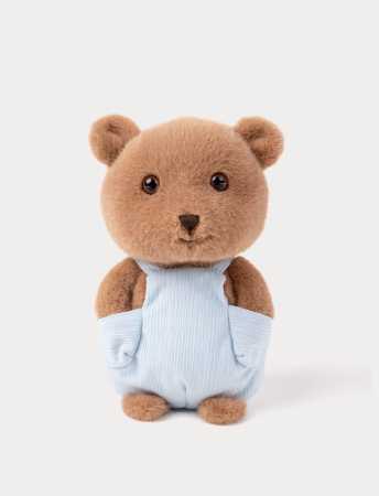 Latzhosen-Teddy sitzend 22  cm