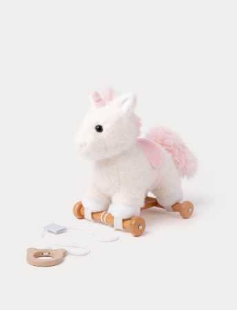 Nachzieh-Einhorn 30  cm