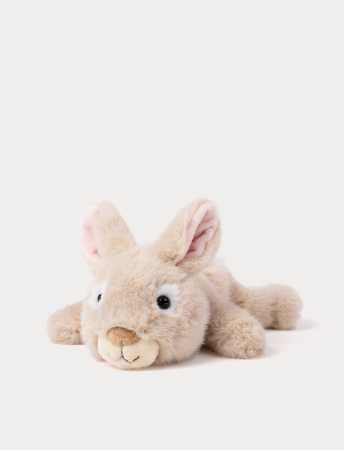 Liegender Hase beige 28  cm