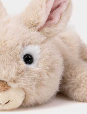 Liegender Hase beige 28  cm