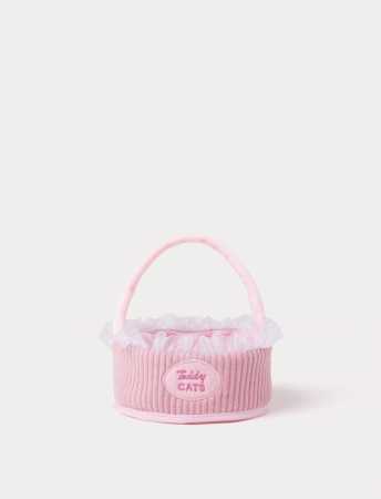 Teddy Cats Geschenkskorb mit 3 Kätzchen