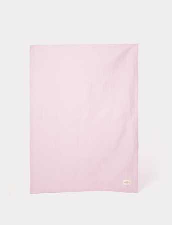 Ökotex Baumwolldecke Altrosa