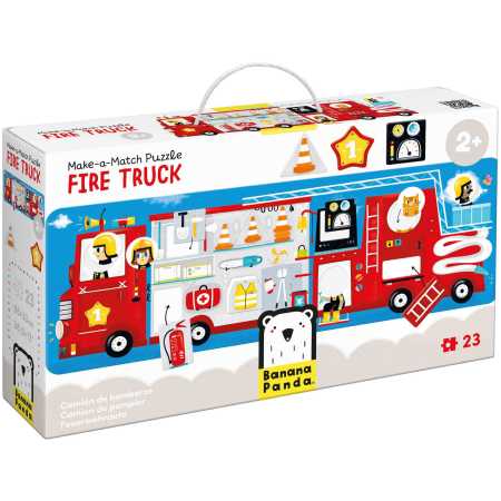 Puzzle "Make-a-Match Fire Truck" 2+ / 23 Teile