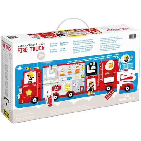 Puzzle "Make-a-Match Fire Truck" 2+ / 23 Teile