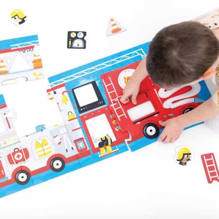 Puzzle "Make-a-Match Fire Truck" 2+ / 23 Teile