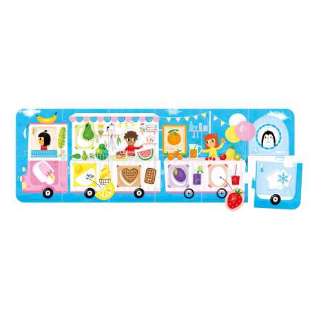 Puzzle "Make-a-Match Food Truck" 2+ / 23 Teile