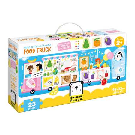 Puzzle "Make-a-Match Food Truck" 2+ / 23 Teile
