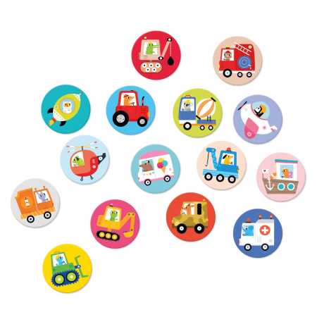 Memory "On-the-Go Vehicles" 2+ / 30 Teile