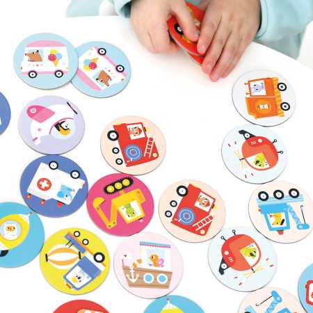 Memory "On-the-Go Vehicles" 2+ / 30 Teile