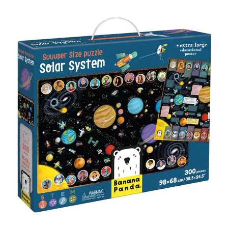 Puzzle "Suuuper Size Solar" System 7+ / 300 Teile