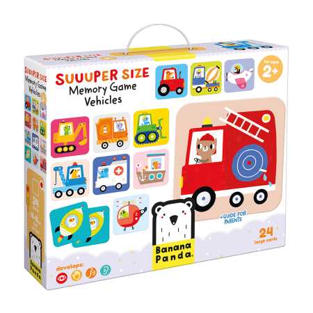 Memory " Suuuper Size Vehicles" 2+ / 24 Teile