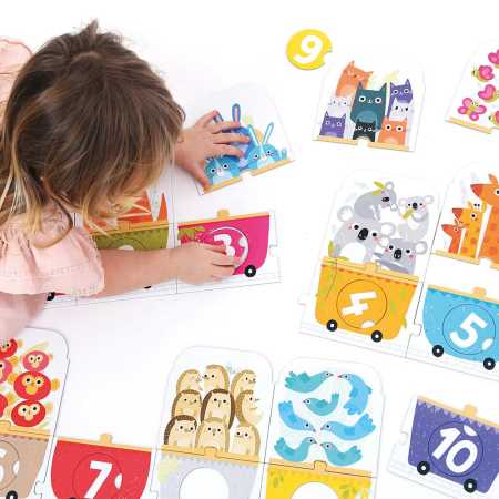 Puzzle "Make-a-Match Number Train" 3+ / 30 Teile