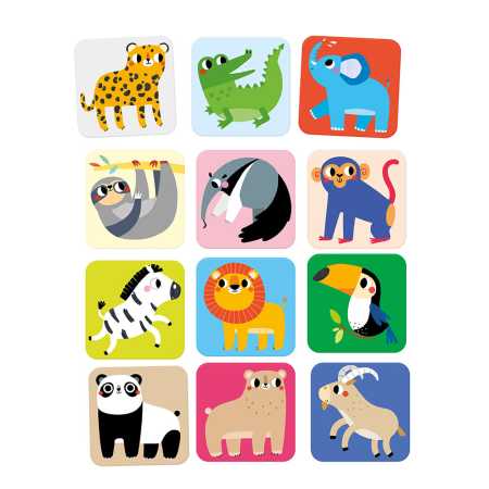 Memory "Suuuper Size Wild Animals" 2+ / 30 Teile
