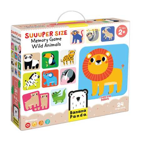 Memory "Suuuper Size Wild Animals" 2+ / 30 Teile