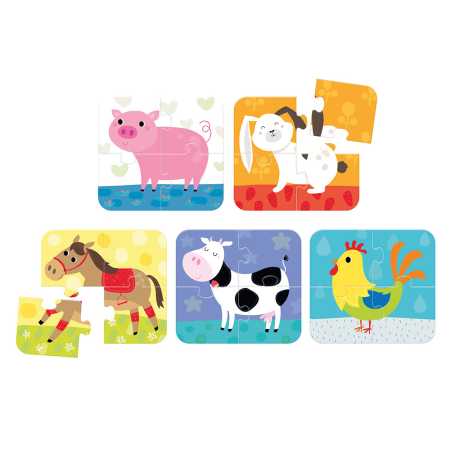 Puzzle "On-the-Go Animals" 2+ / 20 Teile