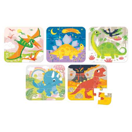 Puzzle "On-the-Go Dinosaurs" 3+ / 45 Teile