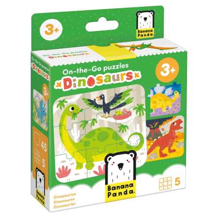 Puzzle "On-the-Go Dinosaurs" 3+ / 45 Teile