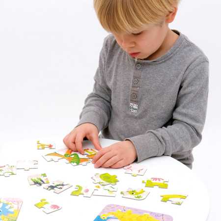 Puzzle "On-the-Go Dinosaurs" 3+ / 45 Teile