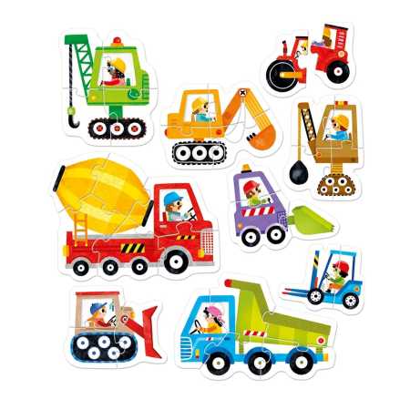 Puzzle "Progressive Vehicles" 2+ / 33 Teile