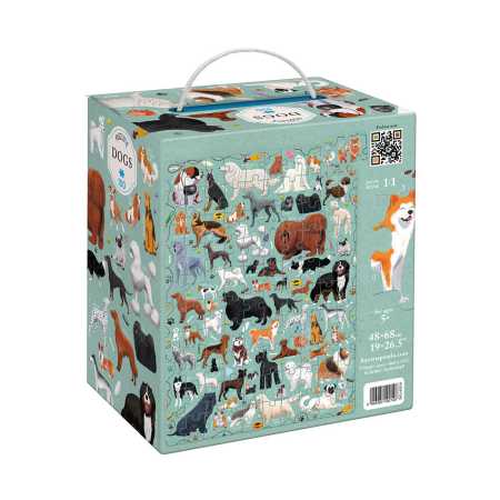 Puzzle "Puzzlover Dogs" 5+ / 100 Teile
