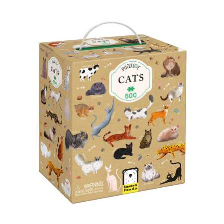 Puzzle "Puzzlover Cats" 9+ / 500 Teile